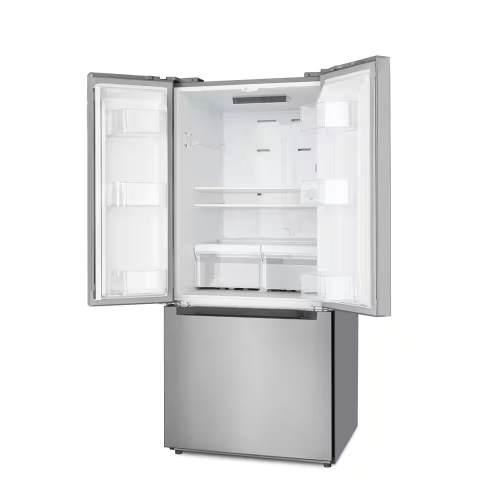 30 In. 18.5 Cu. Ft. Stainless Steel French Door Refrigerator