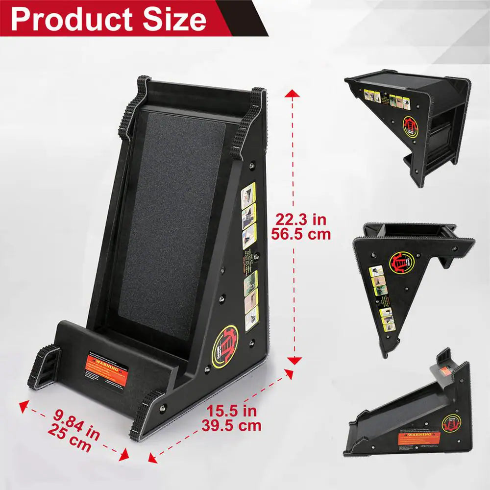 Easy to Use Ladder Leveler with Storage, Stair Ladder Stabilizer for All Surfaces, Extension Ladder Accessories