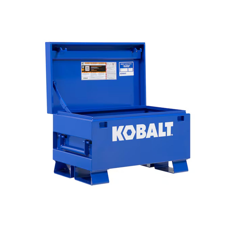 19-In W X 32-In L X 18-In H Blue Steel Jobsite Box