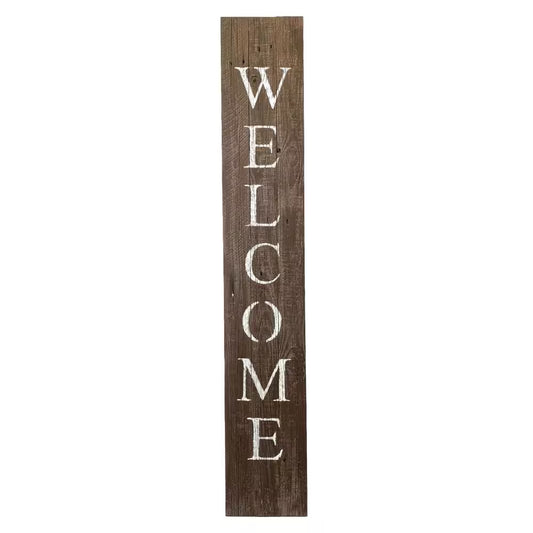 Victoria Welcome Wood Decorative Sign