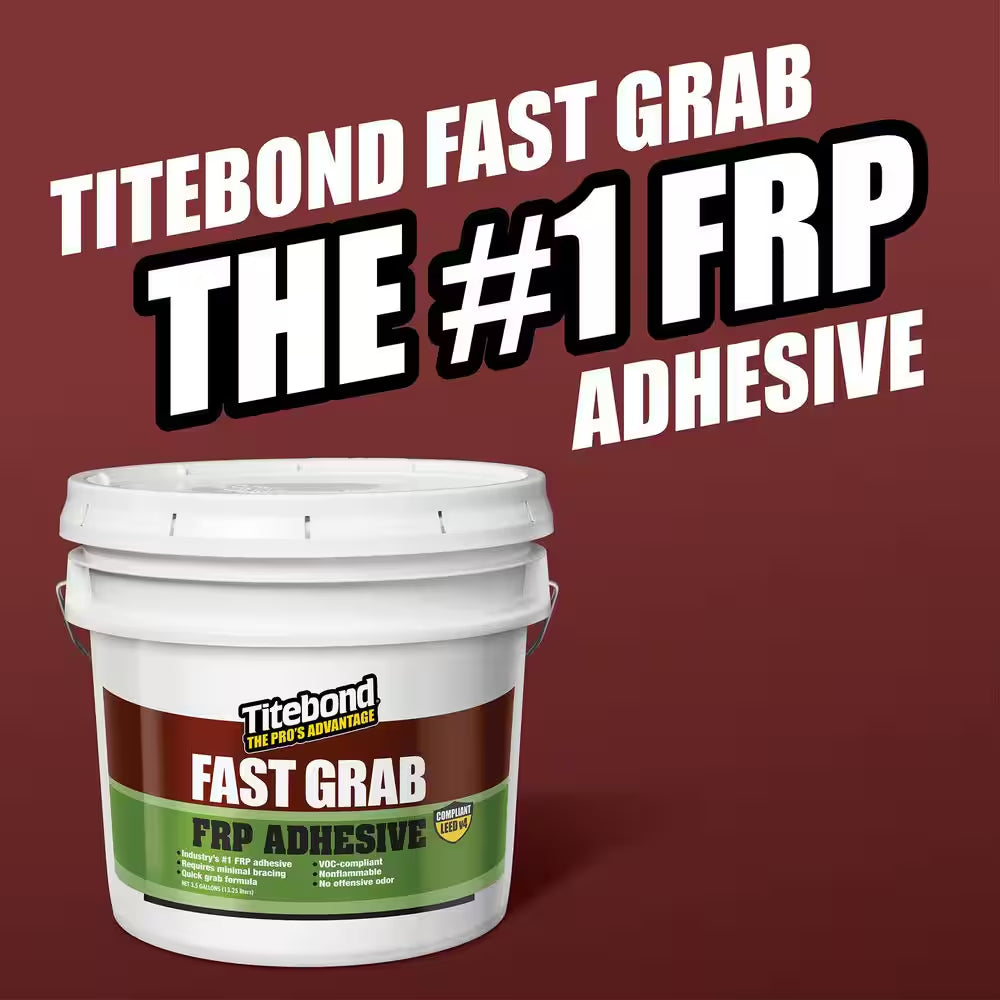 448 Oz. Yellow Fast Grab FRP Construction Adhesive Pail