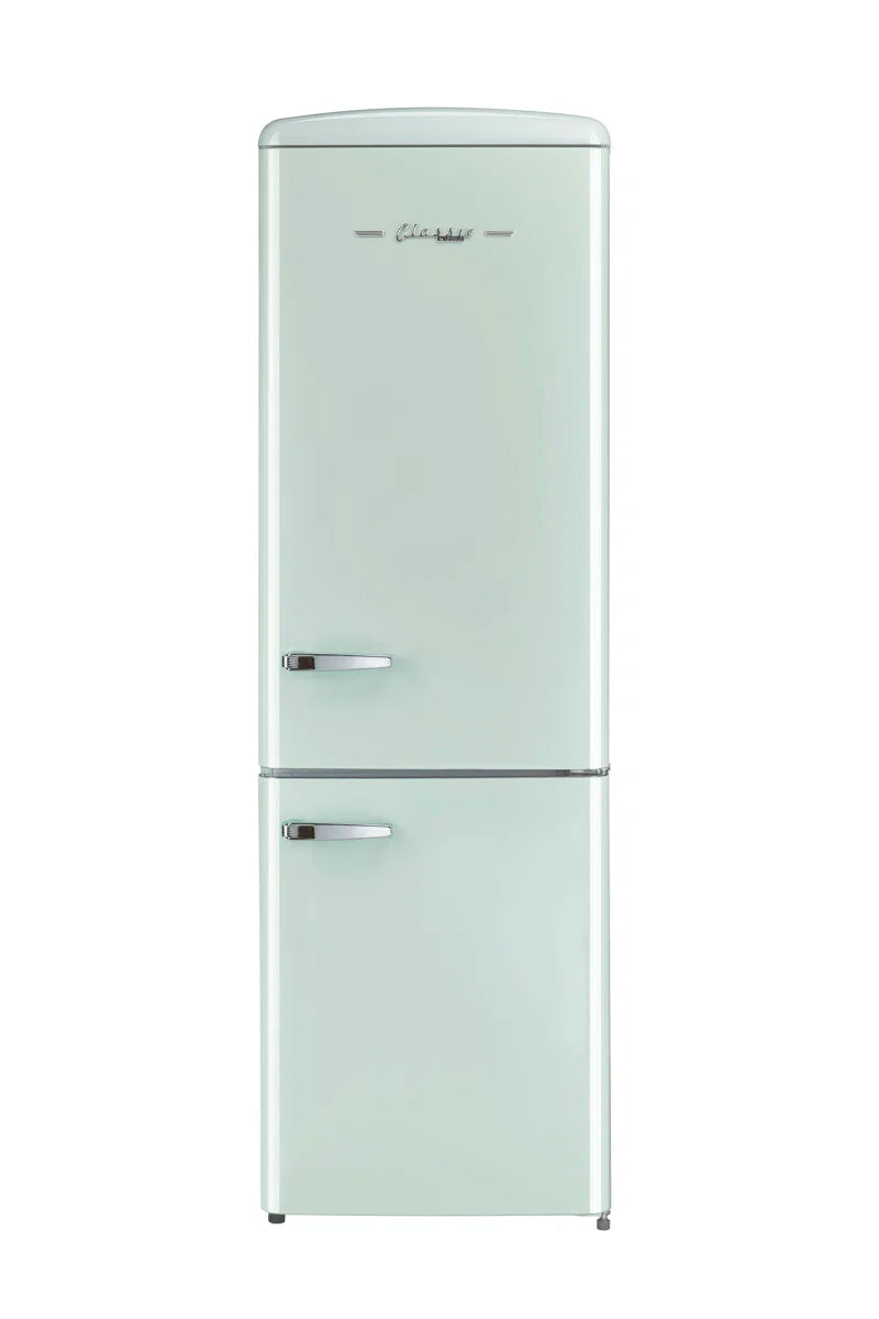 Classic Retro 23.6" Frost-Free 11.7 Cu. Ft. Energy Star Certified Bottom Freezer Refrigerator