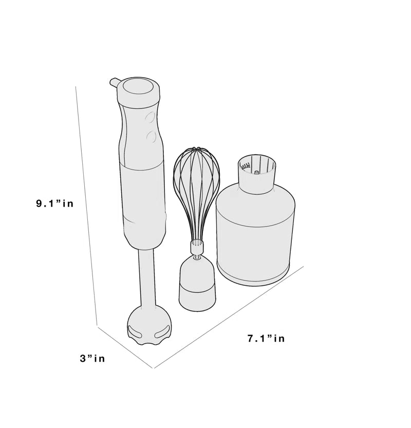 GE Immersion Blender with Accessories
