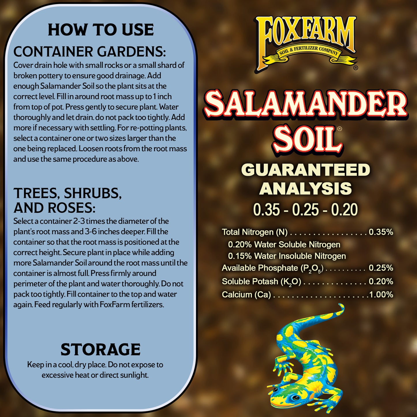 Foxfarm Salamander Soil Potting Mix, 1.5Cu Ft