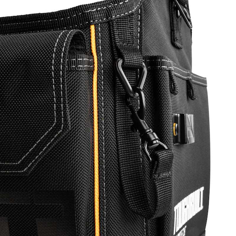 STACKTECH Black Polyester 18-In W X 12-In D X 14.8-In L Tool Tote