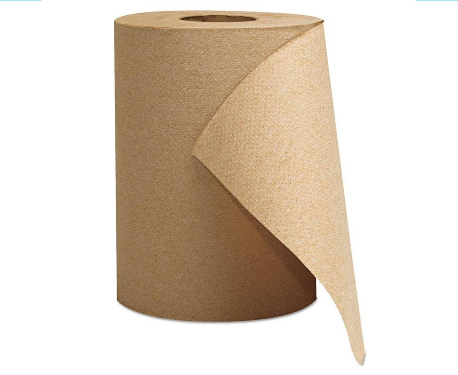 GEN 300 Ft Brown Hard Roll Paper Towels, 12 Rolls/Carton (GEN1804)