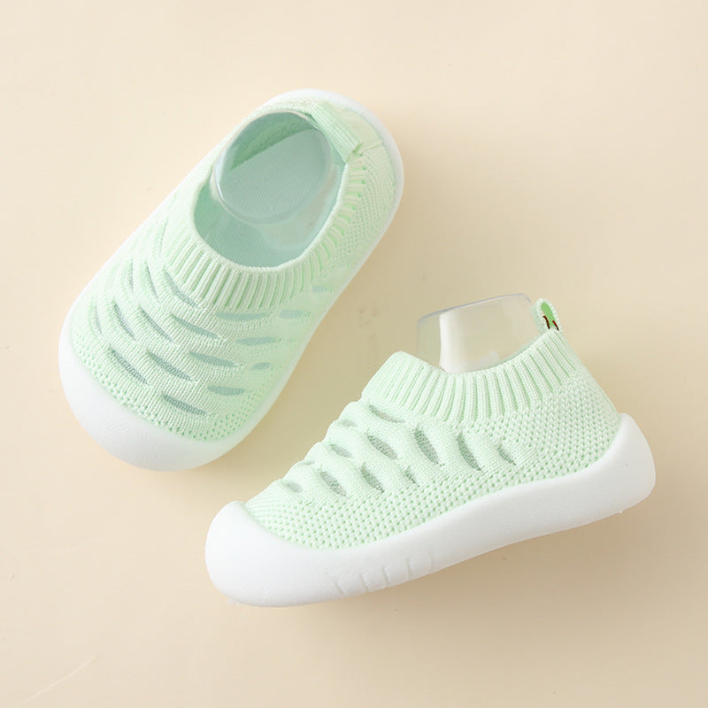 Summer breathable baby and children's shoes, soft-soled walking shoes for children, indoor floor shoes for toddlers