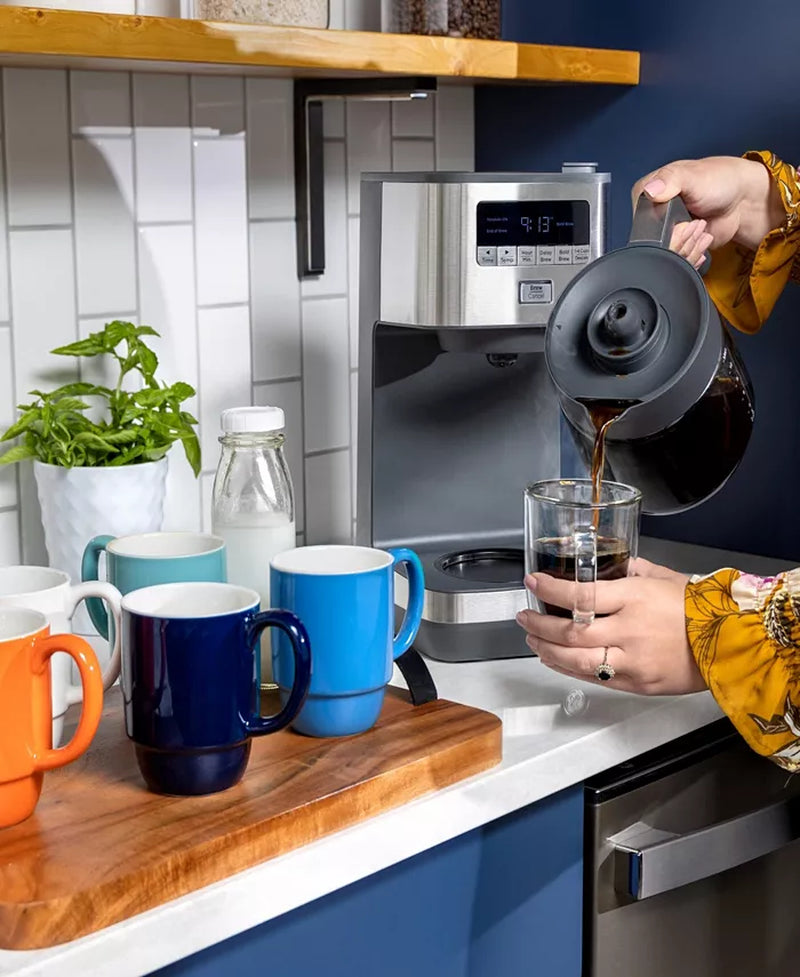 Glass Carafe Programmable Drip Coffee Maker