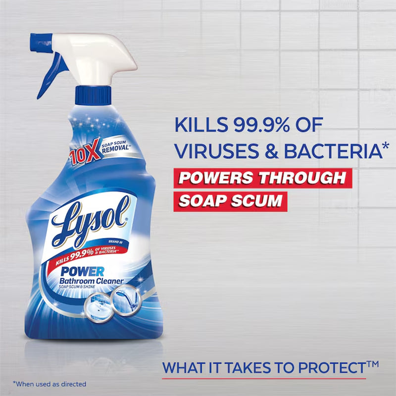 Power 32 Fluid Ounce(S) Atlantic Fresh Liquid Multipurpose Bathroom Cleaner