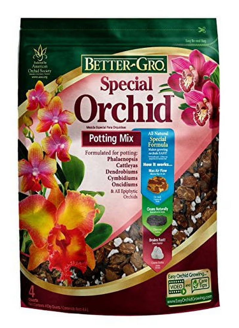 5019 Better-Gro Orchid Bark Potting Media, 8 Quarts