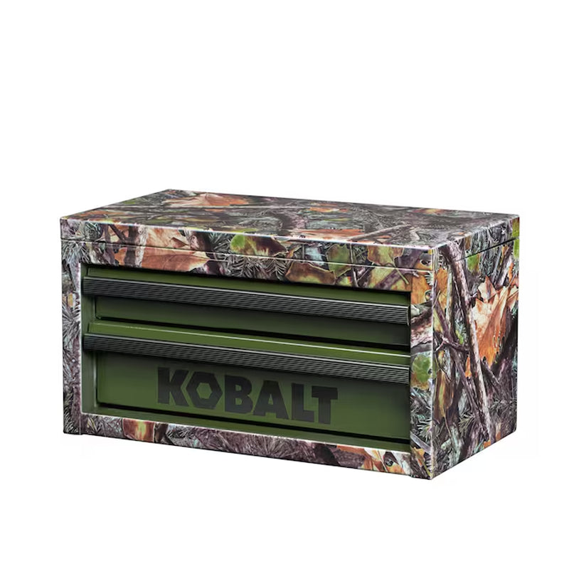 Portable Mini Toolbox 10.83-In W X 5.91-In H X 5.91-In D 2 -Drawer Teal Steel Tool Box