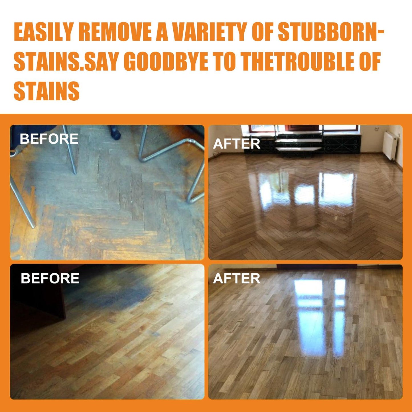 Jueyu Floor Cleaner, Decontamination and Cleaning Wood Floor Cleaning, Polishing and Brightening Tile Cleaner
