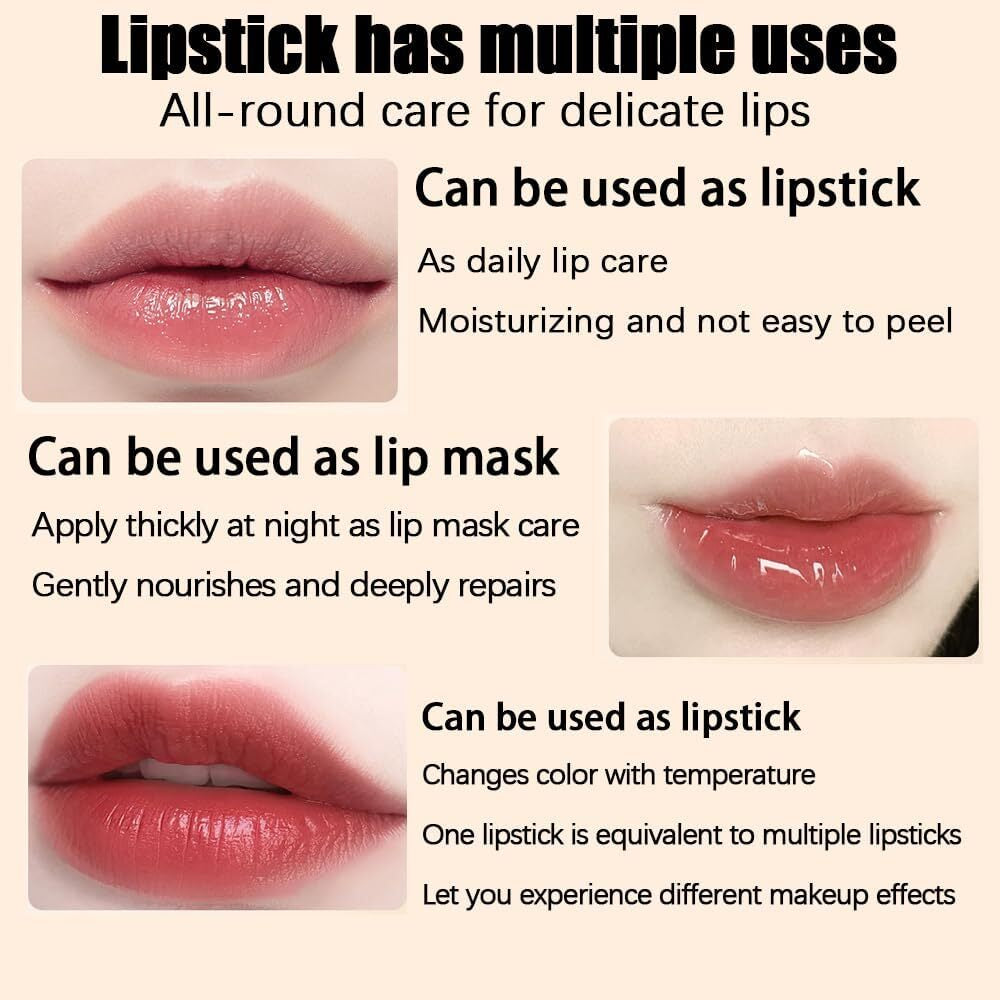 Bymolia Transferproof Color Changing Lipstick, Lipstick Pink