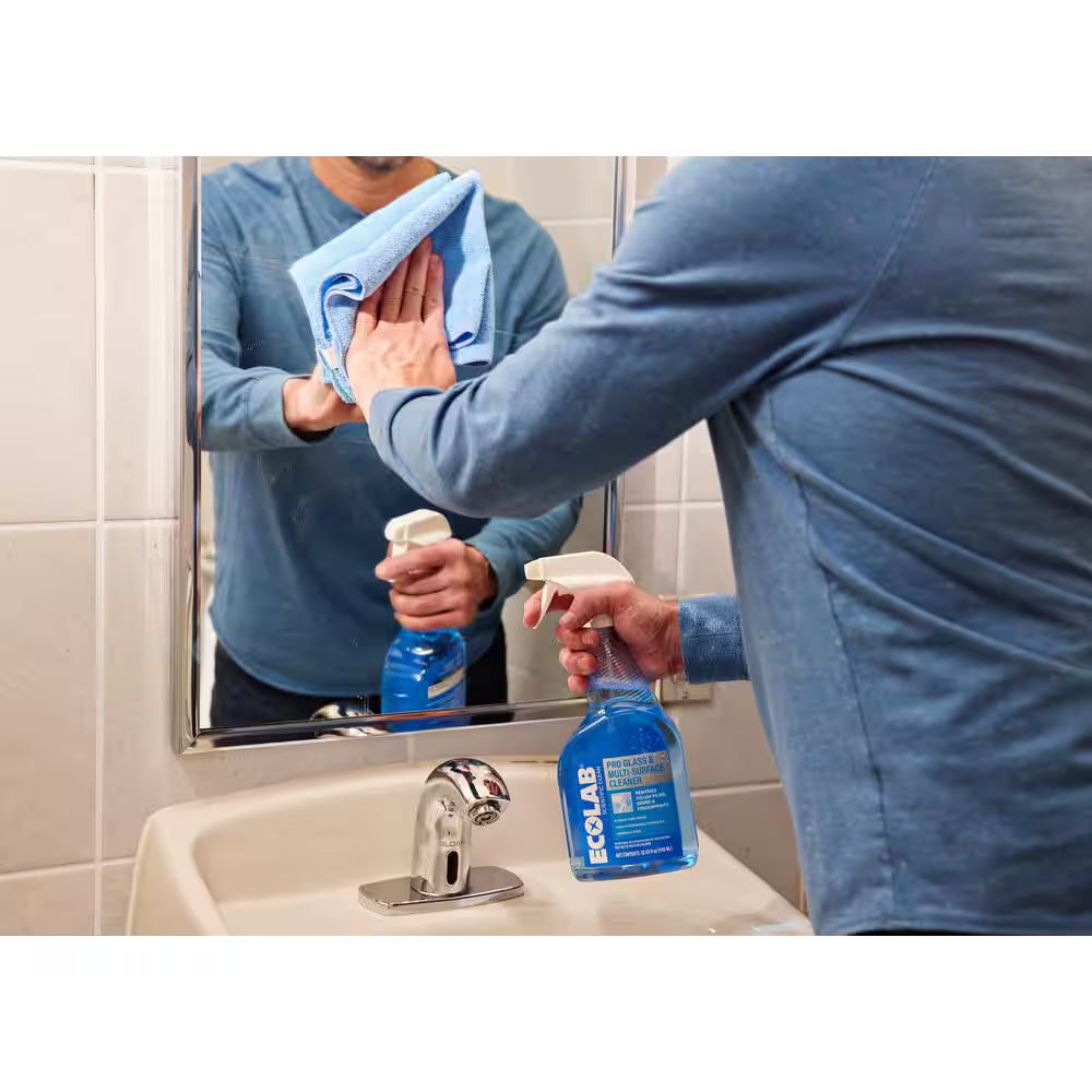 32 Oz. Ammonia-Free Pro Glass Cleaner and Multi-Surface Cleaner Spray Bottle for Windows and Mirrors