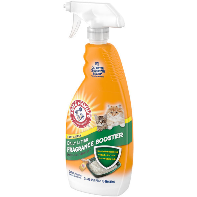 Arm and Hammer Cat Litter Deodorizer Spray, 21.5 Oz - Pack of 3