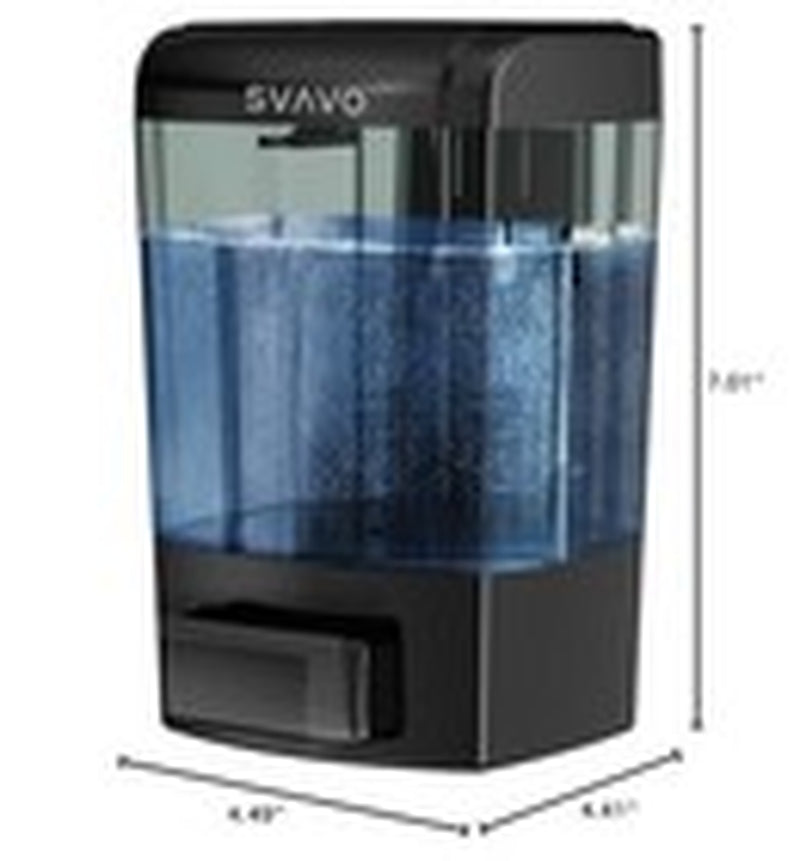 SVAVO Hand Soap Dispenser Wall Mount, 23.7Oz / 700Ml Refillable Soap Dispenser