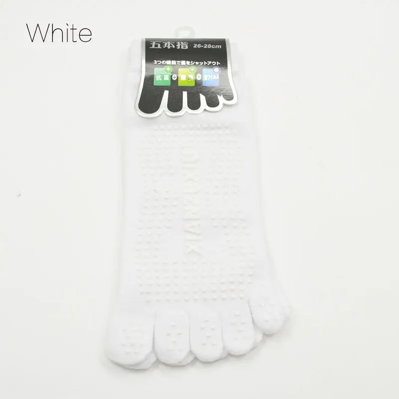 Men Pilates Socks Wholesale Cotton Breathable Non-Slip Massage Yoga Socks Cotton YOGA Sports Five-finger Socks 5 toe socks