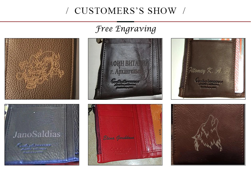 Engrave Customize DIY Engraving Service Buy The Wallet With This Service Logo Cost Laser Charge No Wallet Personality Design