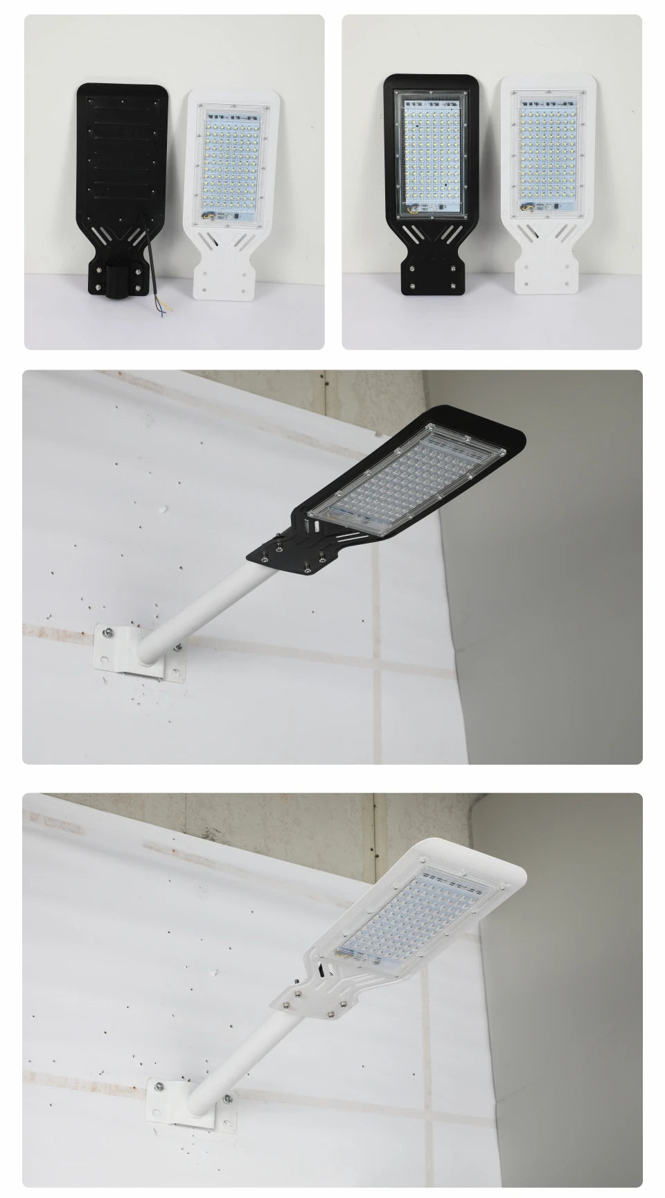 LED Street Lamp 100W AC 110V 220V 230V 240V Outdoor Floodlight Spotlight IP65 Waterproof Garden Road Street Pathway Pole Lights