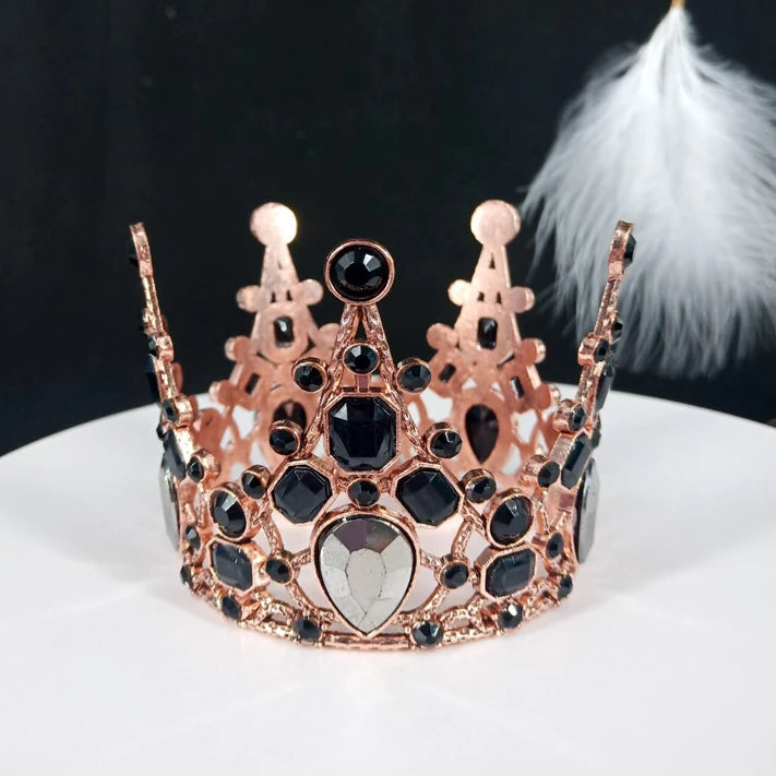 Cute Small Tiaras for Girls and Boys Little Crown Prom Birthday Cake Royal Diadem Hair ornament Bridal Jewelry Doll Decoration
