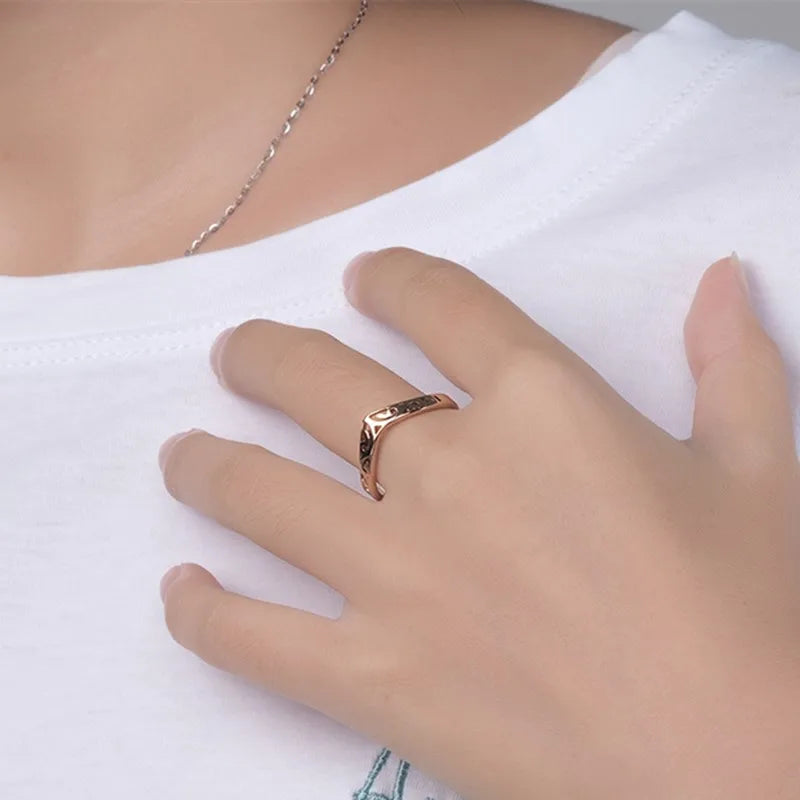 Contemporary and Modern Gold and Silver Chic Ring
