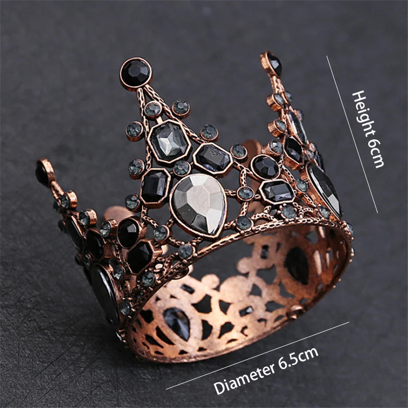 Cute Small Tiaras for Girls and Boys Little Crown Prom Birthday Cake Royal Diadem Hair ornament Bridal Jewelry Doll Decoration