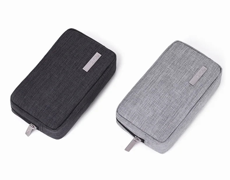 Travel Closet Organizer Case for Headphones Storage Bags Digital Portable Zipper Accessories Charger Data Cable USB Pouch