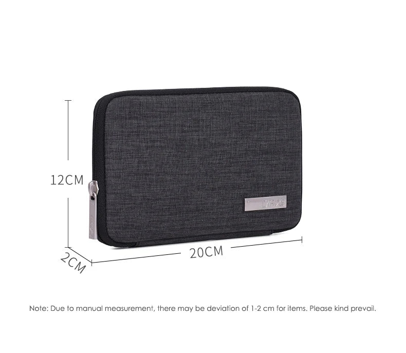 Travel Closet Organizer Case for Headphones Storage Bags Digital Portable Zipper Accessories Charger Data Cable USB Pouch