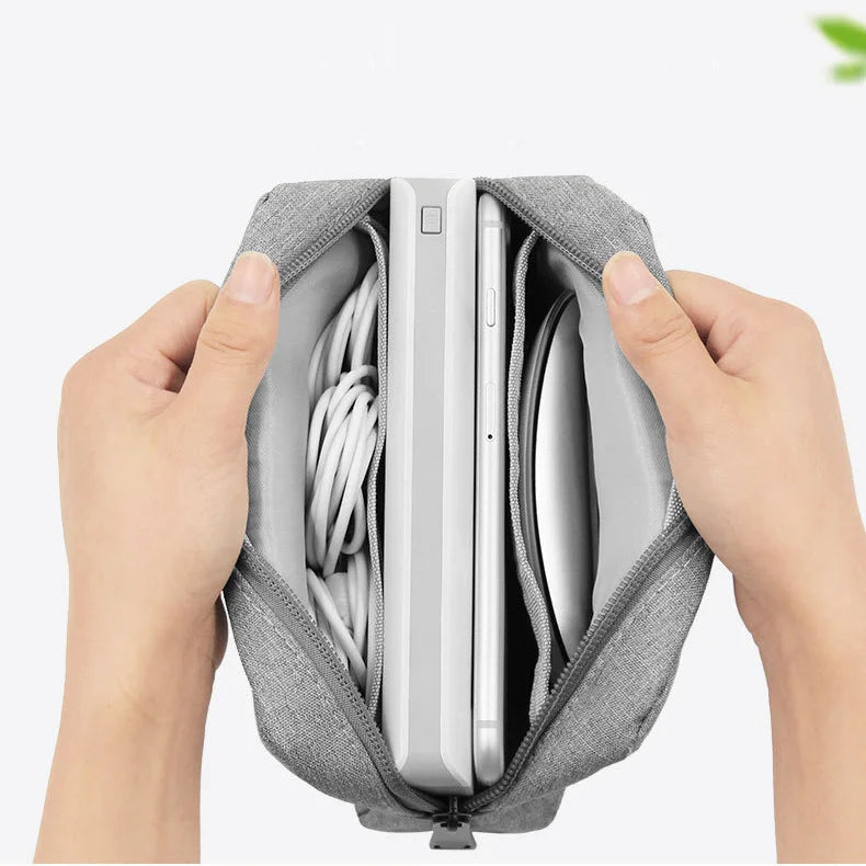 Travel Closet Organizer Case for Headphones Storage Bags Digital Portable Zipper Accessories Charger Data Cable USB Pouch