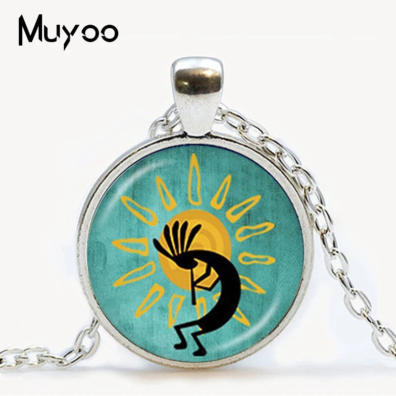 Fairy pendant necklace girl on bubble picture glass cabochon pendant necklace Mermaid Fashion chain neckless women jewelry