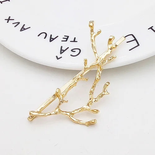 Korea Hair Accessories Fairy Antlers Branch Metal Clip Side Clip Hairpin Fashion Personality Princess Hairpin Wholesale Crown
