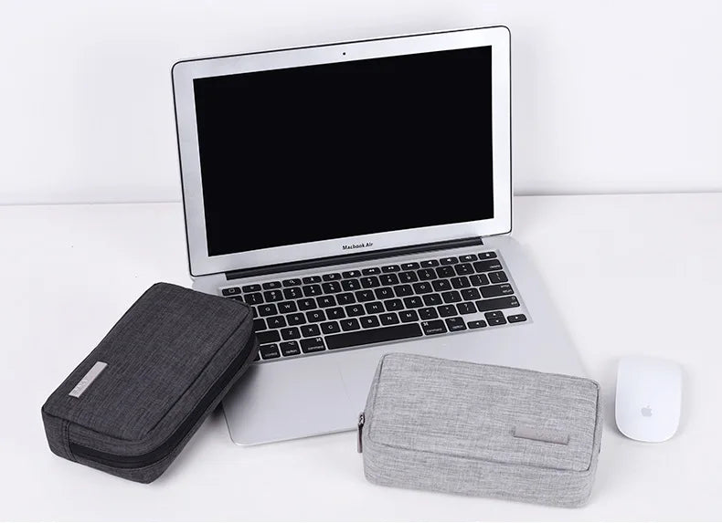 Travel Closet Organizer Case for Headphones Storage Bags Digital Portable Zipper Accessories Charger Data Cable USB Pouch
