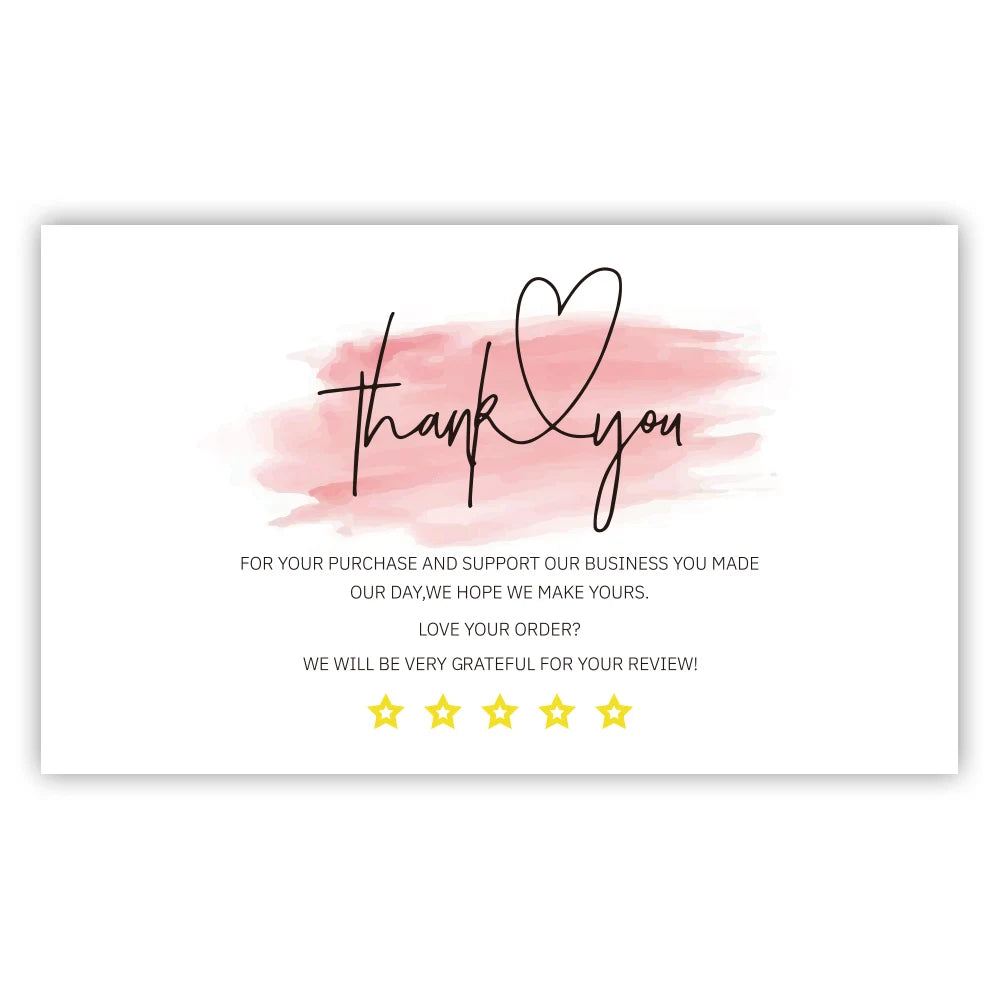 Custom Gift Cards (business card) Full color double-sided printing Gift decoration card Personalized