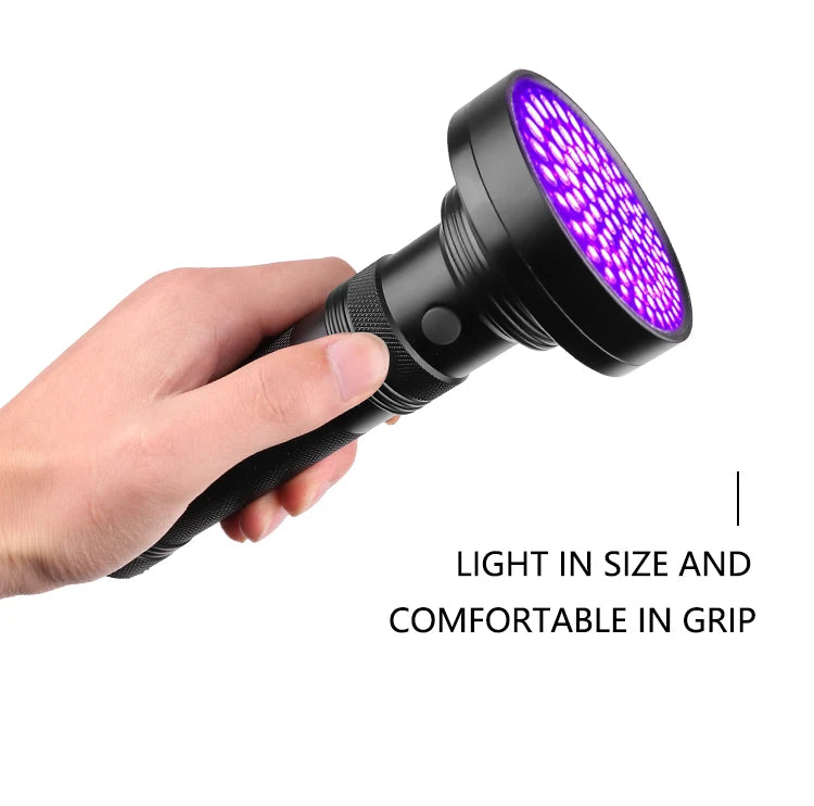 UV Flashlight 21/51/100 LED UV Light 395nm UV Flashlights Ultraviolet Torch Black Light Detector for Dry Pets Urine Stains Bug