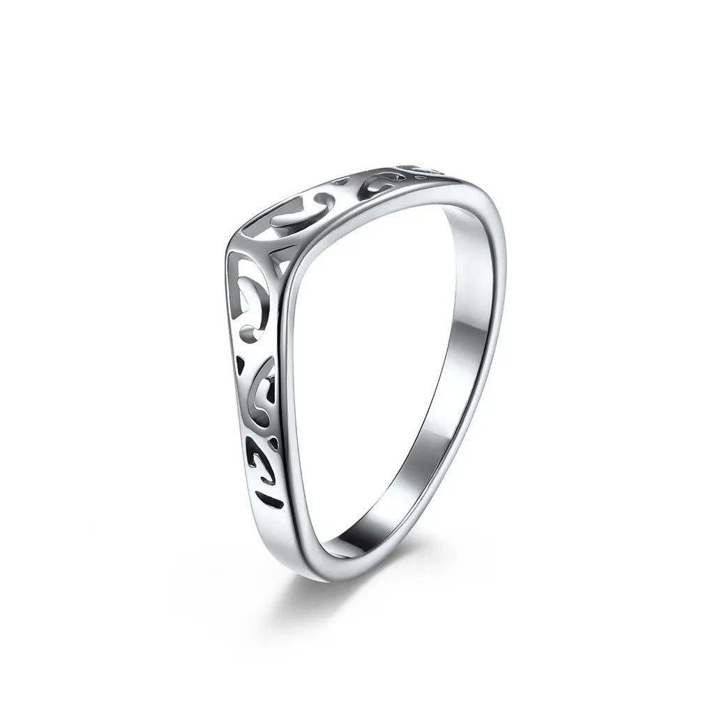 Contemporary and Modern Gold and Silver Chic Ring