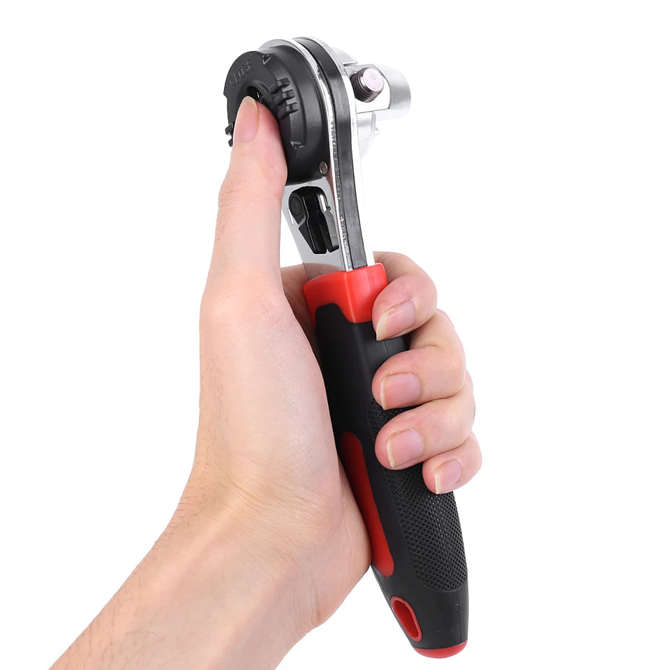 Multifunctional Ratchet Wrench Adjustable 6-22mm Screw Universal Adjustable Ratcheting Wrench Repair Hand Tools