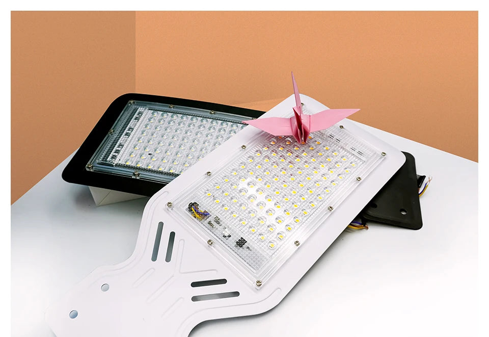 LED Street Lamp 100W AC 110V 220V 230V 240V Outdoor Floodlight Spotlight IP65 Waterproof Garden Road Street Pathway Pole Lights