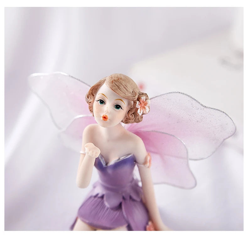 Fairy Girl Ornaments Cute Home Decoration Accessories Home Decor Miniature Figurines Miniature Garden