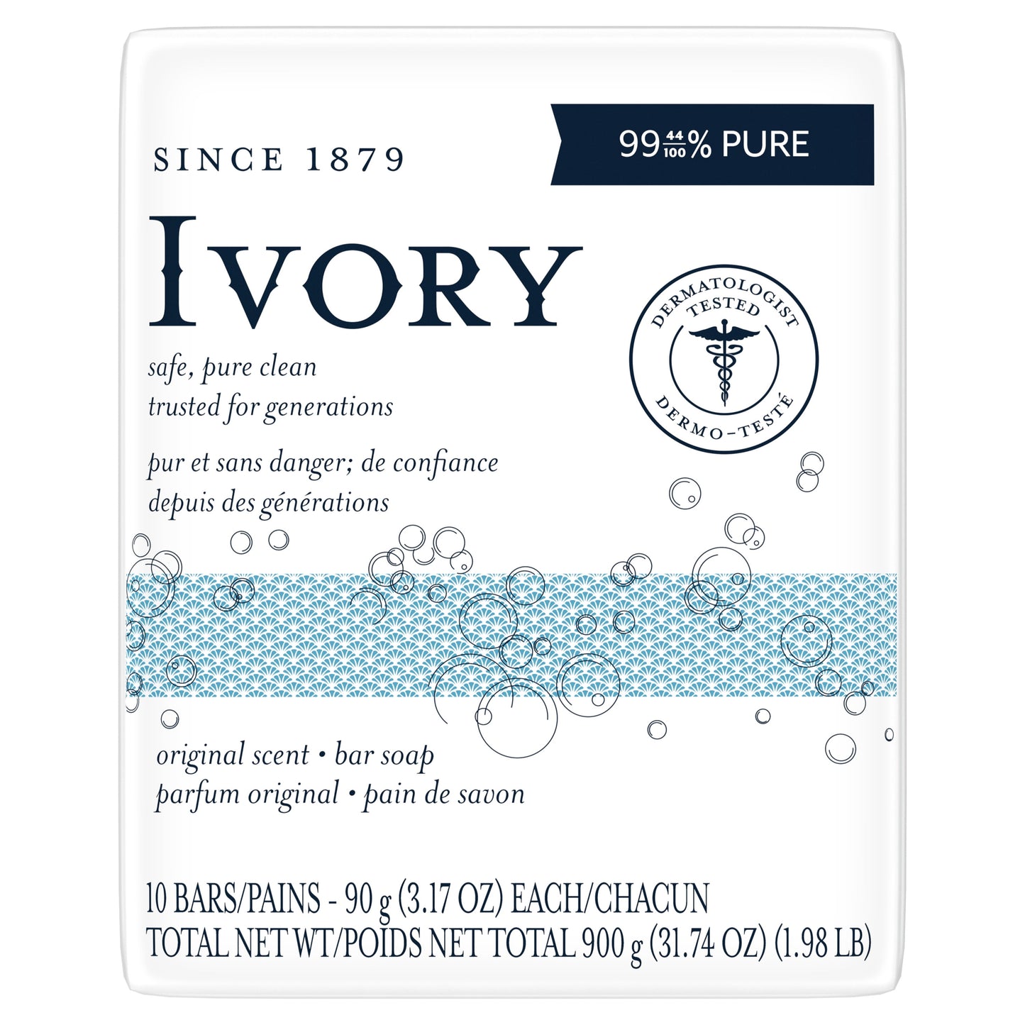 Bar Soap, Original Scent, 3.17 Ounces, 10 Count