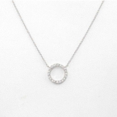 Collares Con Colgante Luxury White Round Pendant Necklaces Women Fashion Jewelry Choker Clavicle Chain Short Charm Necklace