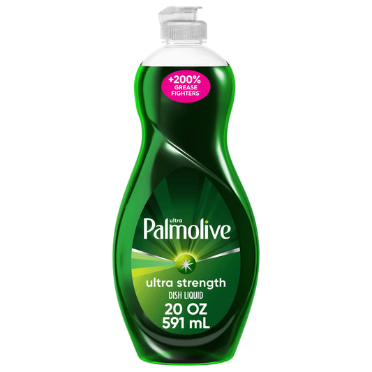 Ultra Strength Liquid Dish Soap, 20 Oz Bottle