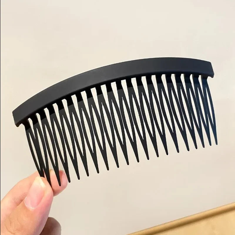 Women Fashion Hair Comb Large Simple Hairpin Bangs Fixed Arrangement Broken Hair Headband Back Head Comb Hair Accessories