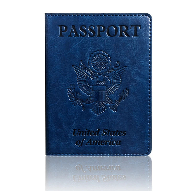 Passport Holder 👍 (Wallet Cover) 🎁 Travel Essentials 🚙 RFID Blocking💯 Leather Style!✅