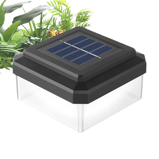 Fence Post Solar Lights Waterproof Modern Lamp Decoration Fence Deck Lights For Outdoor Garden Patio Porch Yard Driveway Walkway
