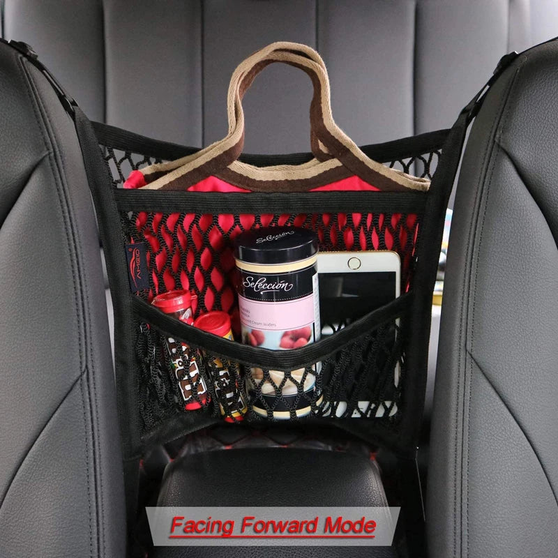 Car Divider 🎁 (Extra Practical!) Car Storage🚚 and Storage Bag. Between Seats Organizer to store your Favorite Belongings!🌟