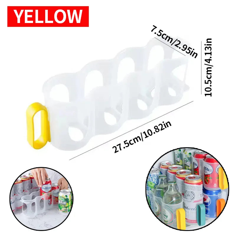 1 can beverage and soda storage rack - suitable for organizing and storing beverages and soda in home refrigerators