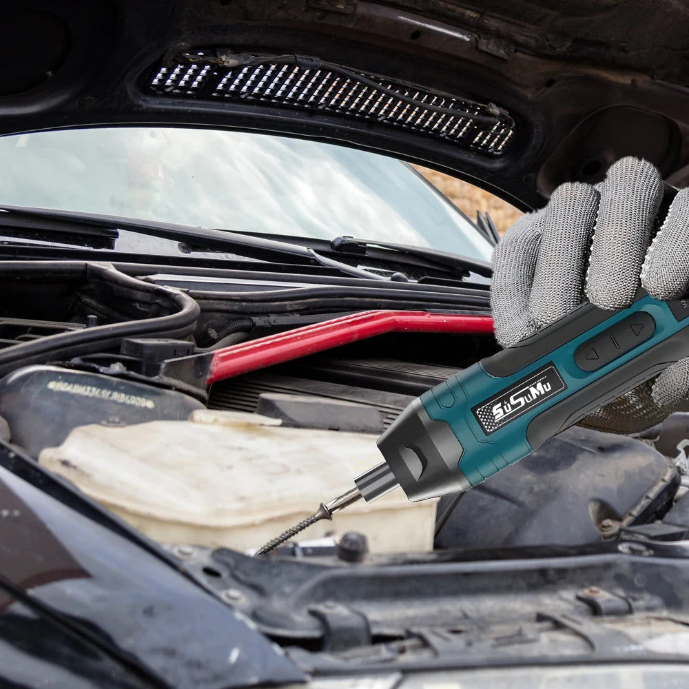 Mini Electric Screwdriver Set USB Rechargeable 1300mah Adjustment Power Dril Multi-function Torque Repair Tools Kit