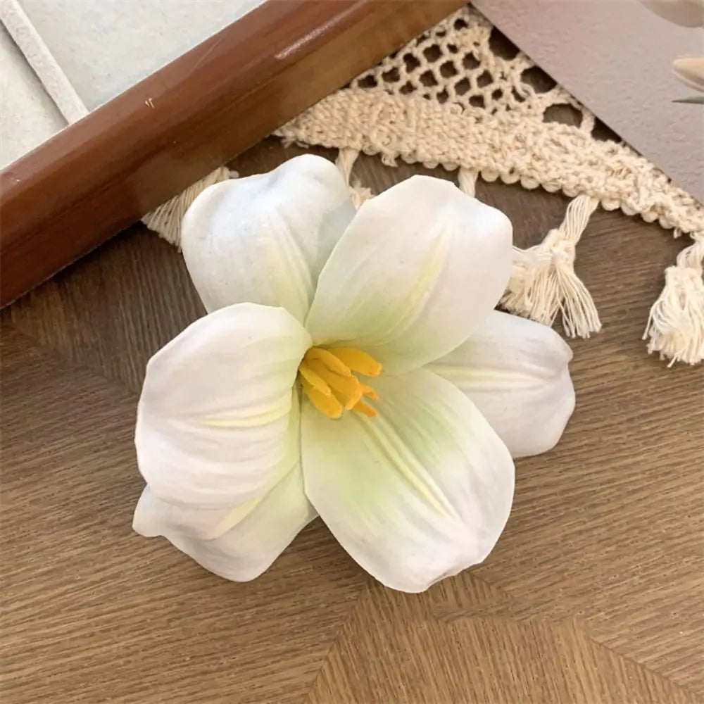 Cloth Simulation Flower Hair Clip Bohemian Style Korean Style Tulip Flower Hairpin Seaside Vacation Headwear