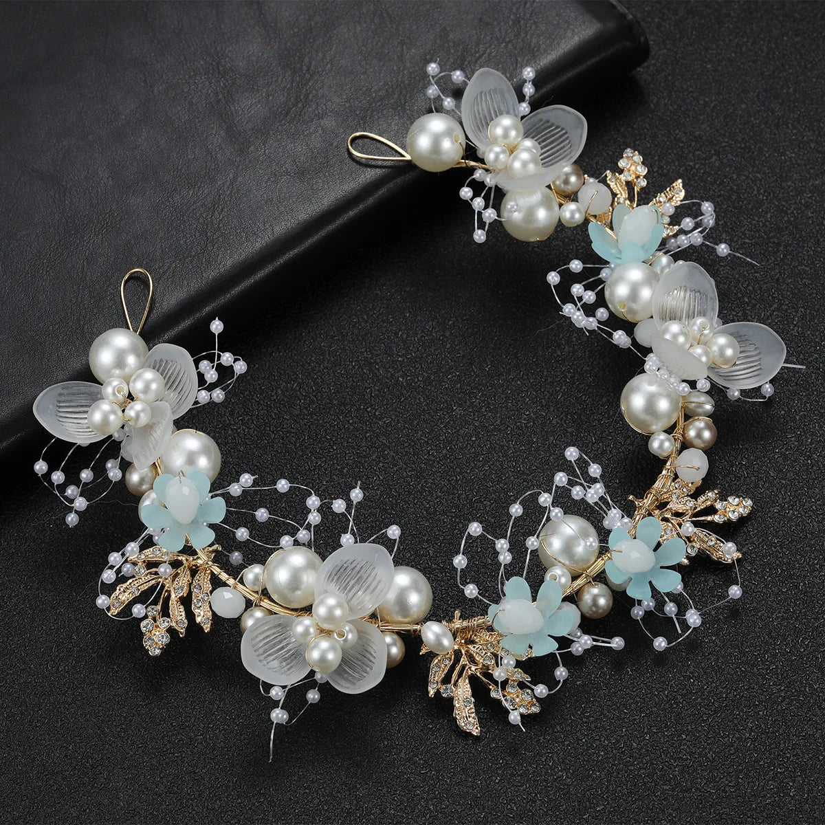 Chinese Hair Pins and Side Clips Flower Hairpins Retro headband for Women Girls Fairy rhinestones Hanfu Dress Hair Accessories
