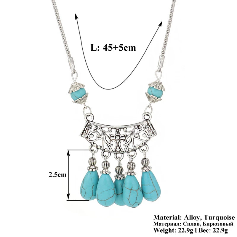 Fashion Choker Necklaces for Women Female Metal Round Vintage Statement Necklace Girls Party Holiday Jewelry Gifts